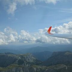 Flugwegposition um 13:38:38: Aufgenommen in der Nähe von Gußwerk, Österreich in 2629 Meter